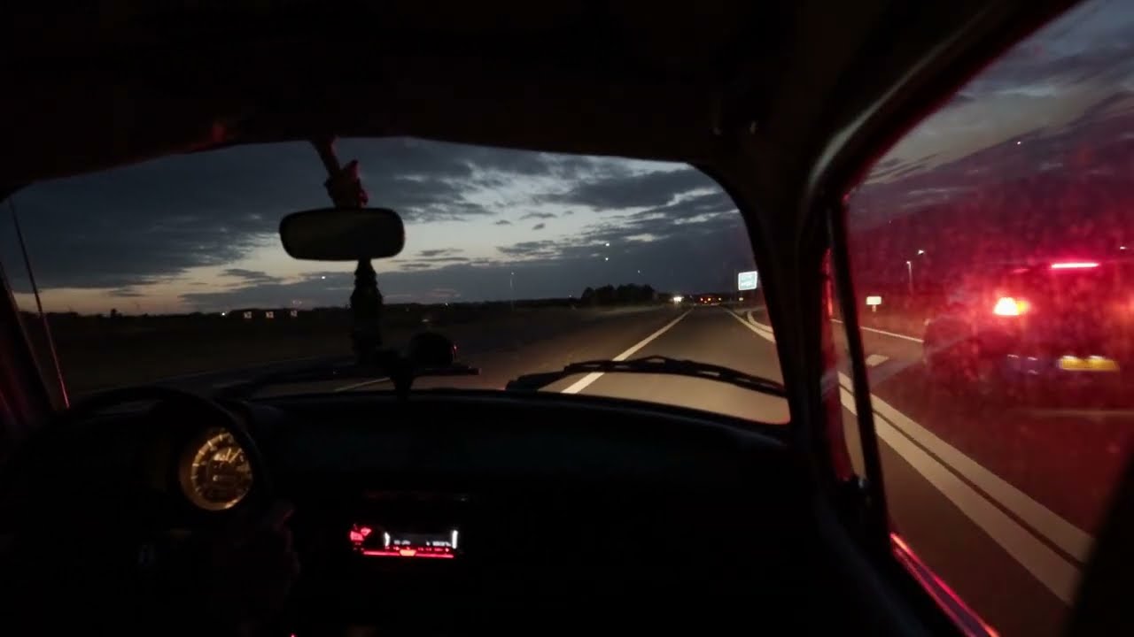 Beetle Evening Drive - roofrack hurricane experience