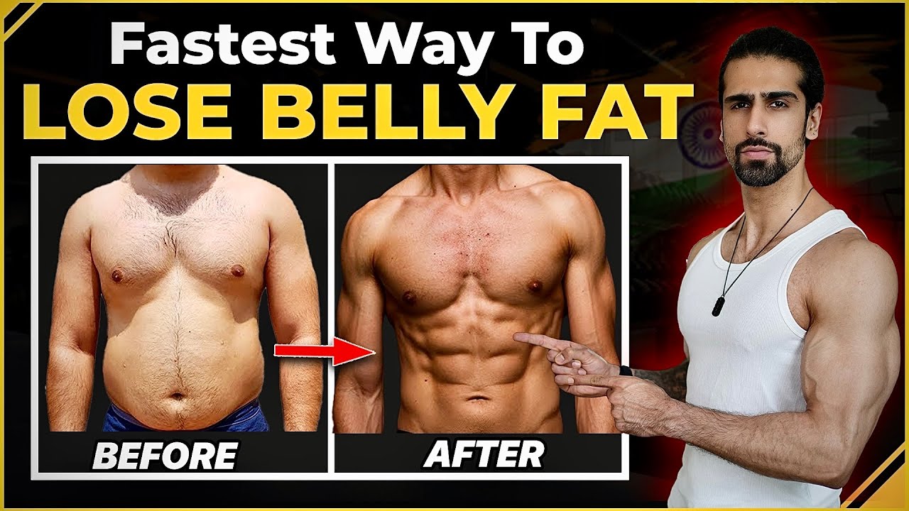 How To Lose Belly Fat FAST for Indian Men (Best Exercises + Diet Plan)