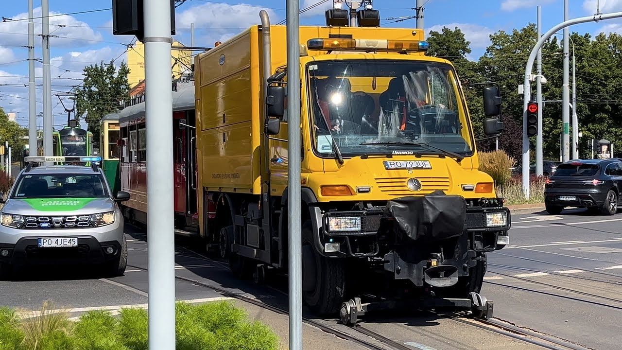 [HIT!] Alarmowe holowanie zabytkowego tramwaju przez ZSR MPK Poznań