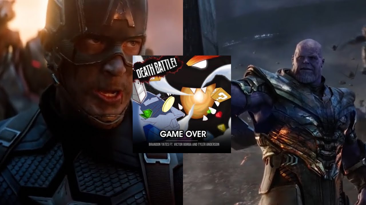 Avengers EndGame final battle with DeathBattle Game Over