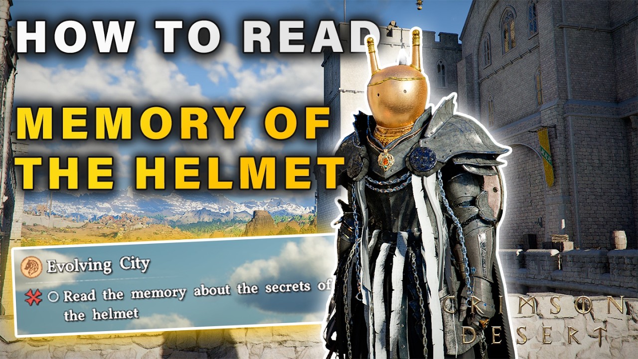 How to Read the Memory about the Secrets of the Helmet | Evolving City Quest ► Crimson Desert