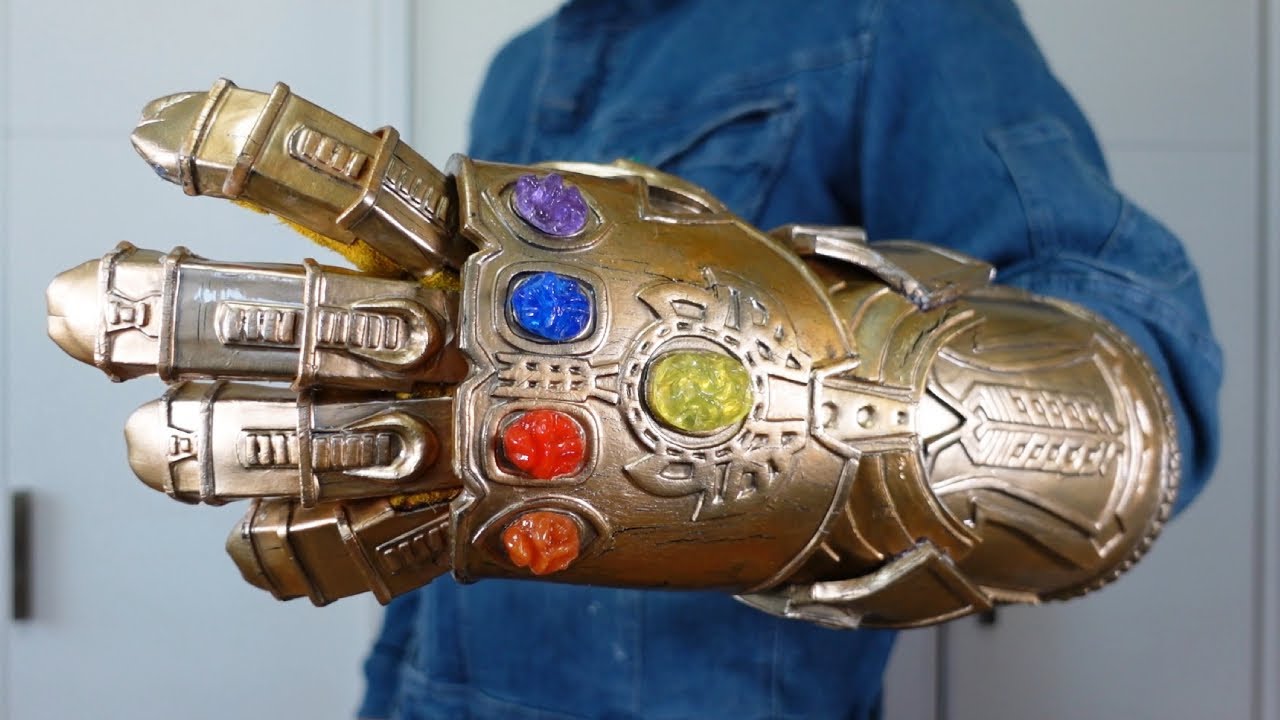 【MARVEL】インフィニティガントレット作ってみた/MCU-DIY-How to make Infinity Gauntlet-THANOS-Avengers-Infinity War /コスプレ