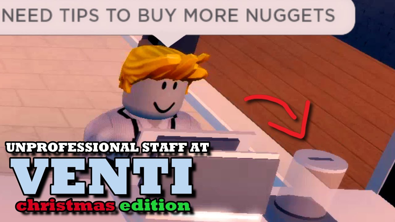 UNPROFESSIONAL STAFF AT VENTI (christmas edition) | Trolling at Venti Cafe | ROBLOX