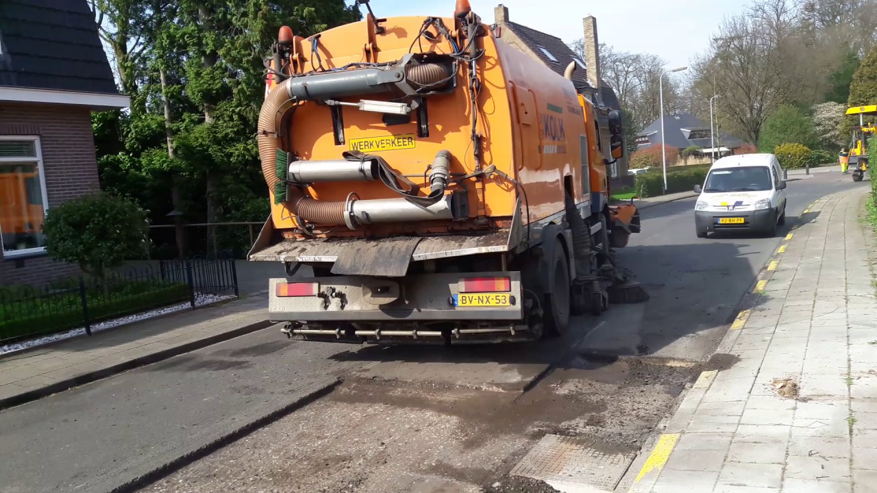 de veegwagen