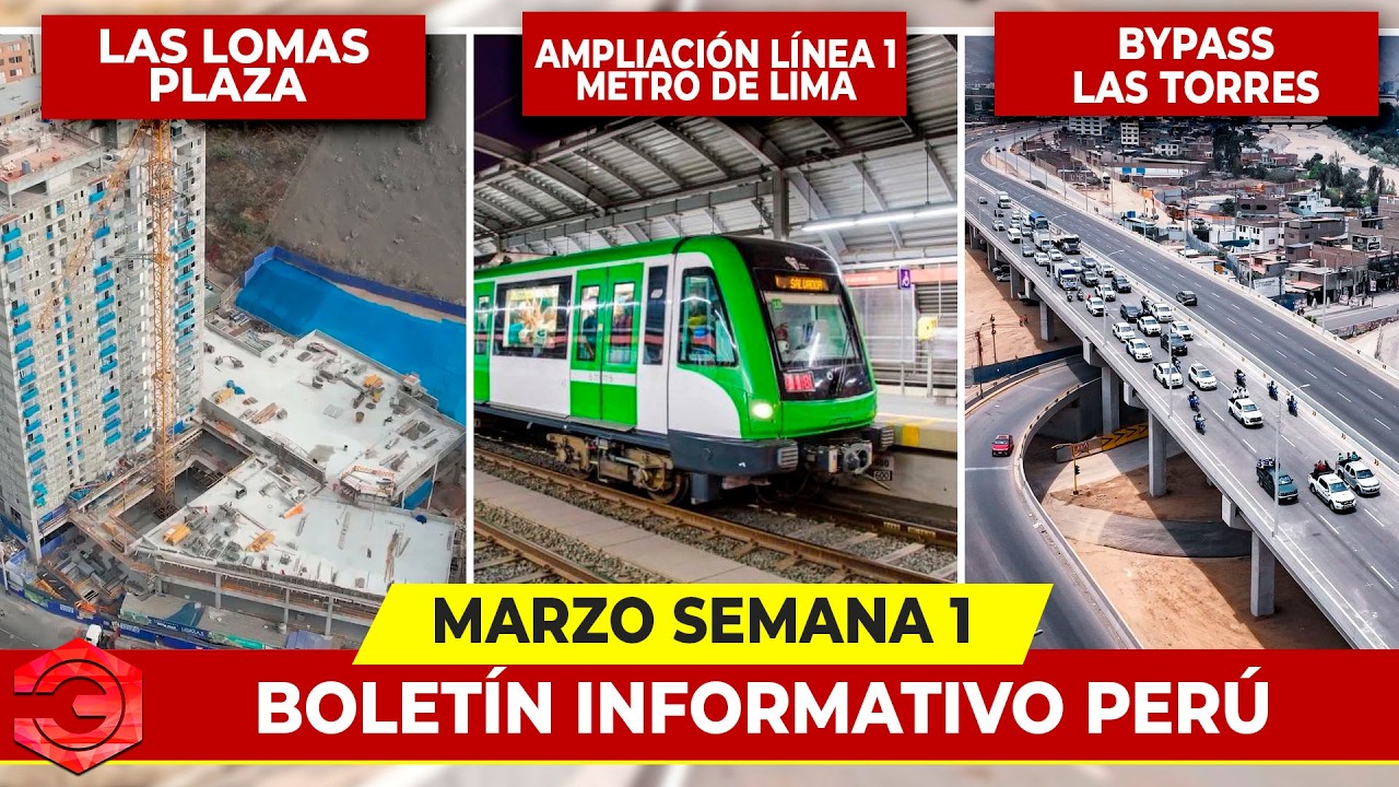 Noticias de Infraestructura de la Actualidad de Perú |1° Semana Marzo