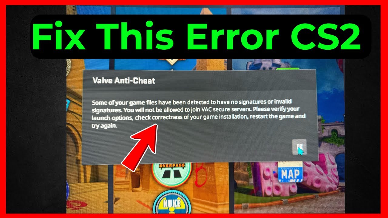 Fix Counter-Strike 2: Valve Anti-Cheat Error - Some of your game files have been detected