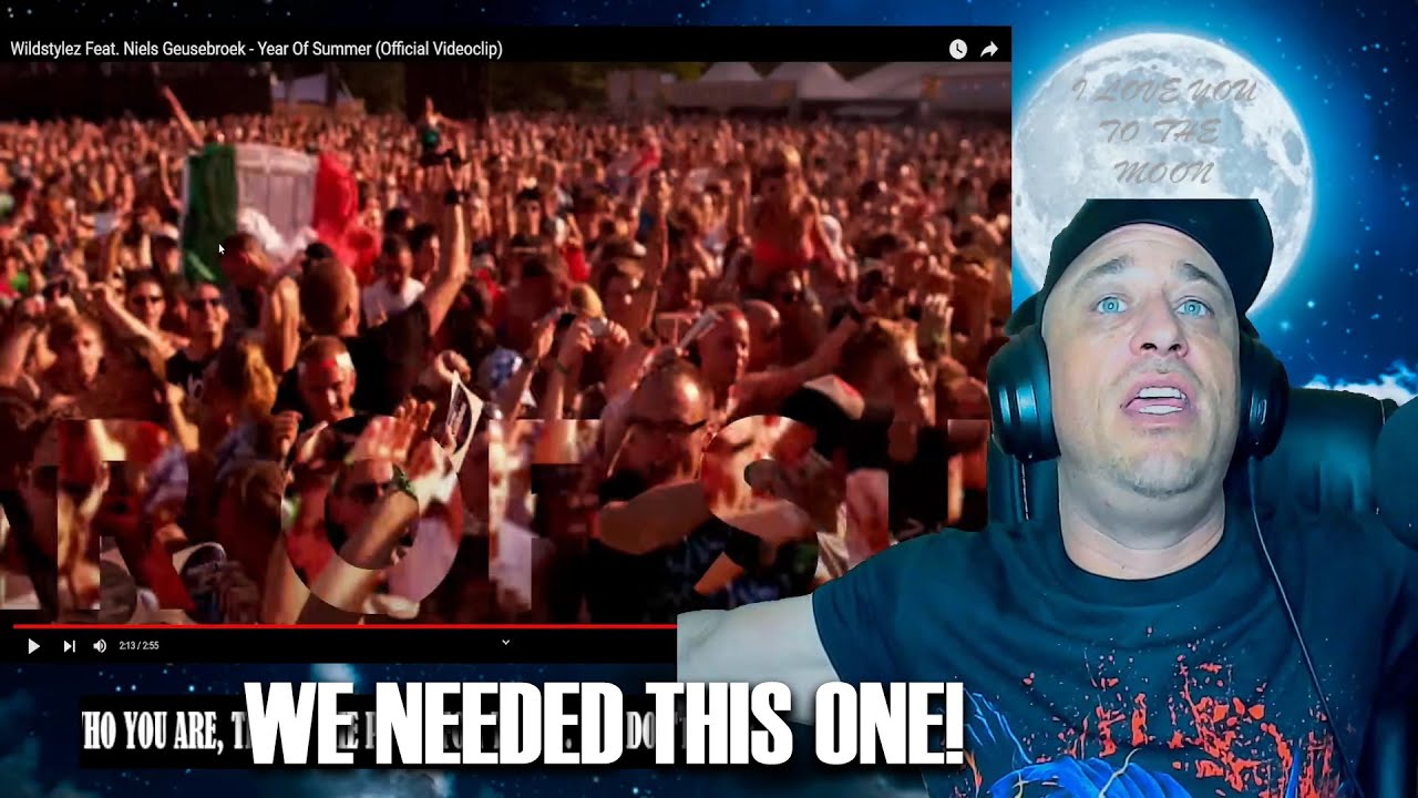Wildstylez Feat. Niels Geusebroek - Year Of Summer (Official Videoclip) Reaction!