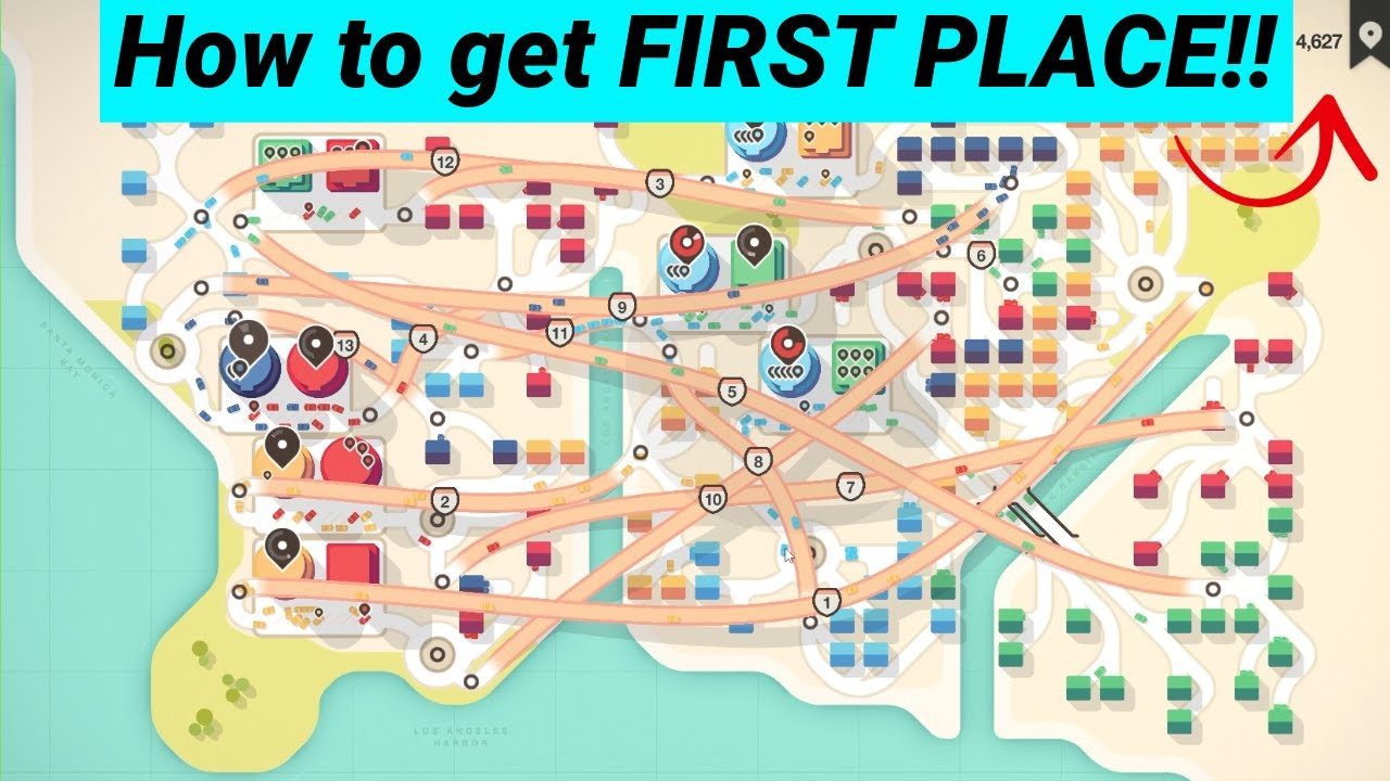 We got FIRST PLACE in a Mini Motorways Weekly Challenge!!