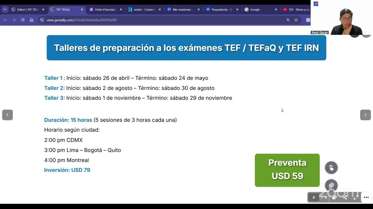 TEF - Retos y oportunidades del examen