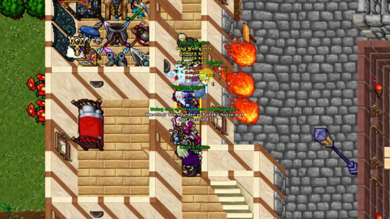 Tibia Laudera Pking Pvp 13 Preview (Combo Esede/Invictus Epic Fail)😂😂