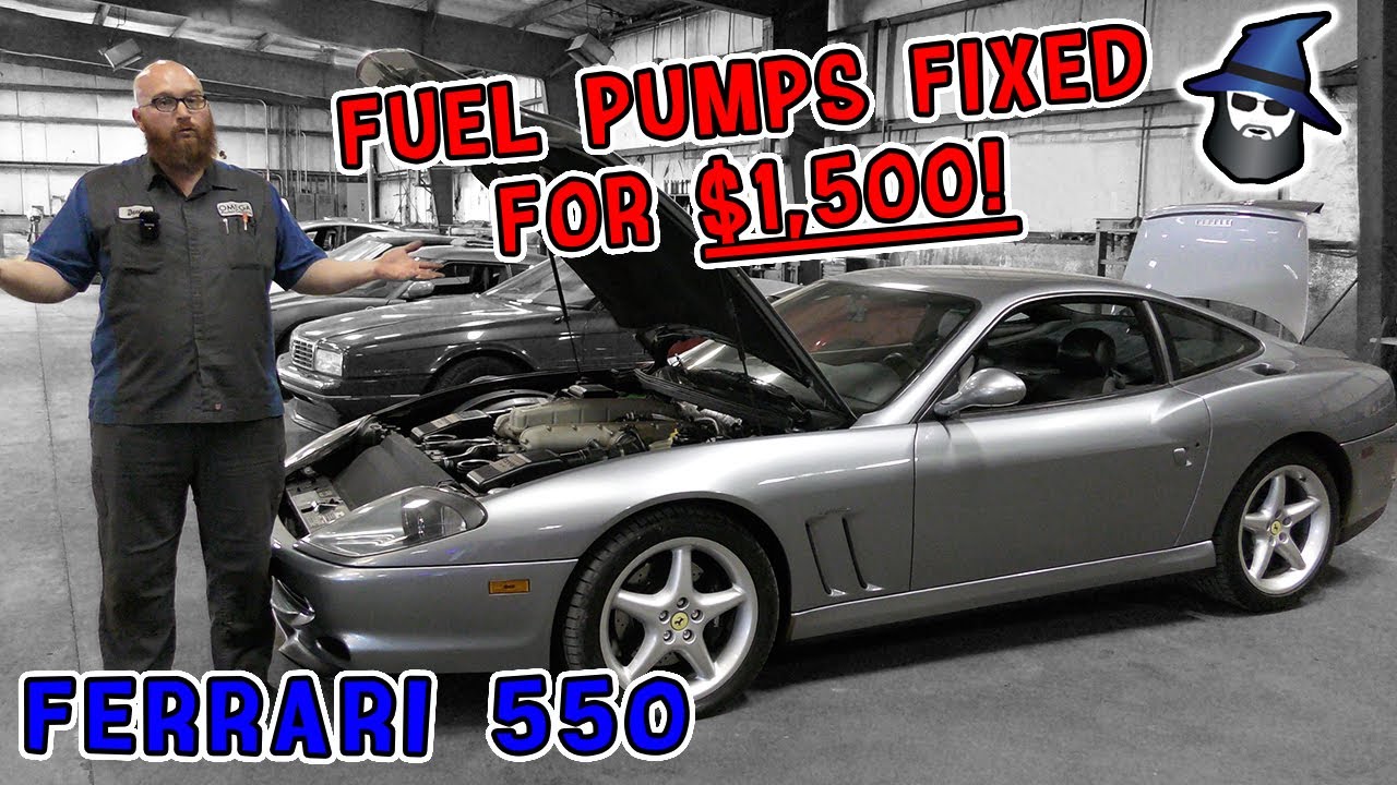 Ferrari Fuel Pumps Fixed for $1,500! The CAR WIZARD uses his magic to replace both pumps on this 550