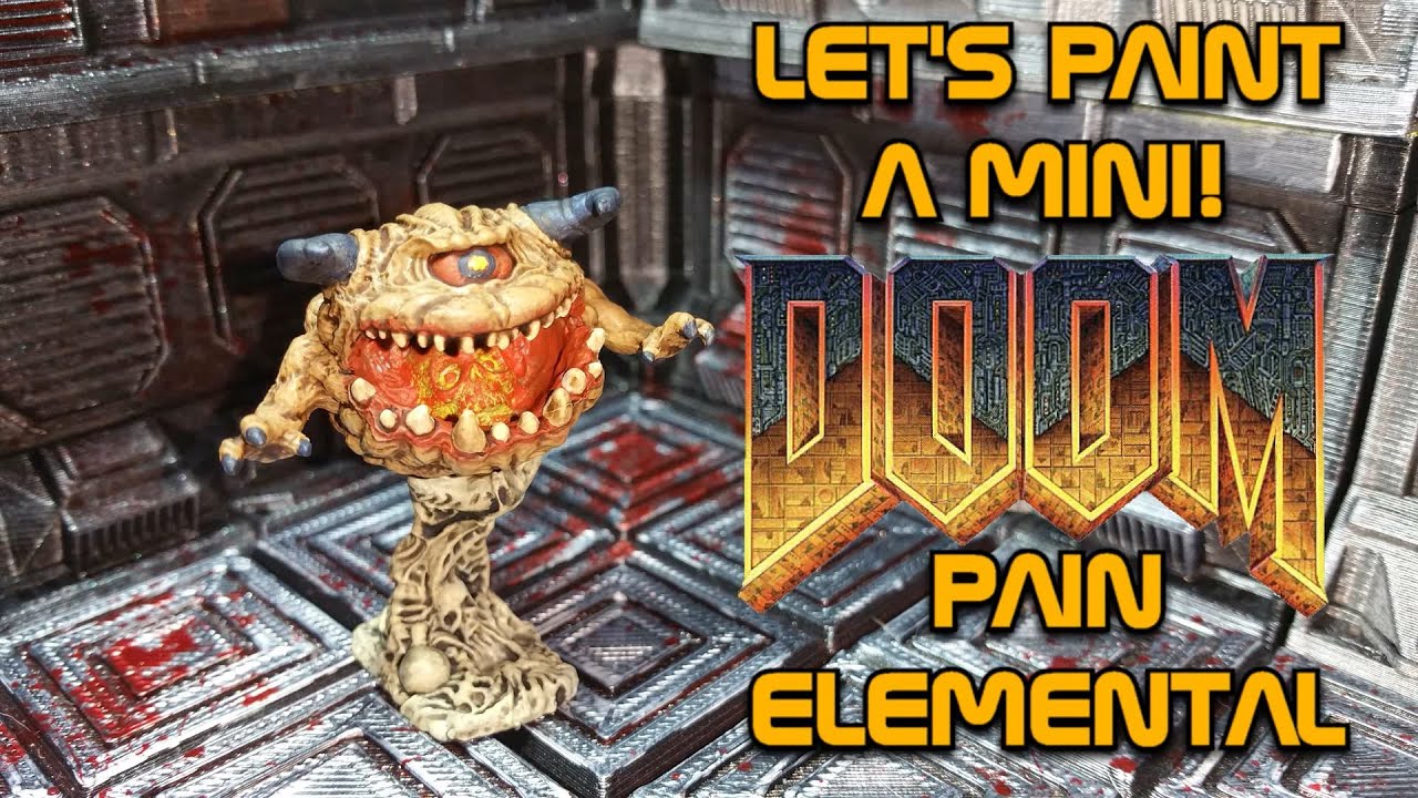 Let's Paint a Mini: Pain Elemental (Doom)