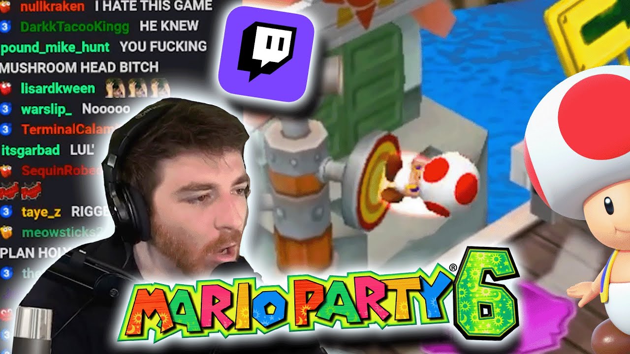 НЕМЫСЛИМОЕ происходит в Twitch Chat Mario Party