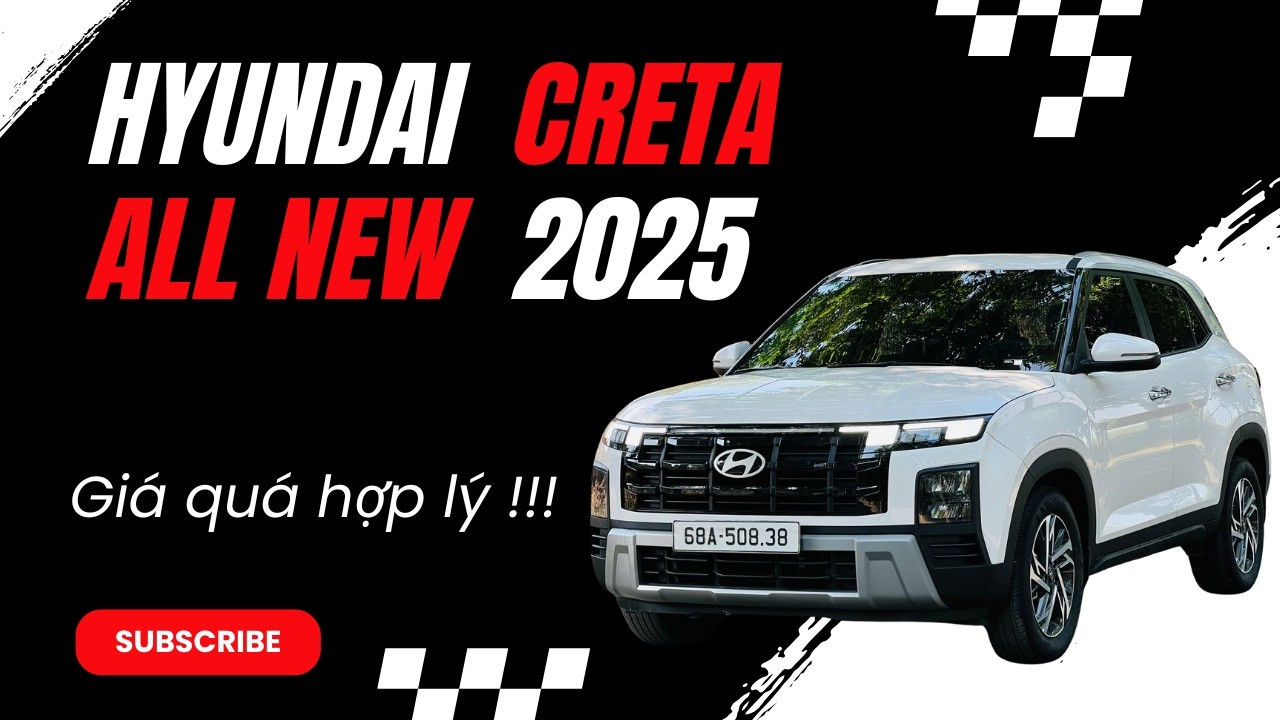 Hyundai Creta 2025 All New, 5 chỗ gầm Cao giá Rẻ, kiểu dáng Hiện Đại, sẵn giao ngay không cần chờ