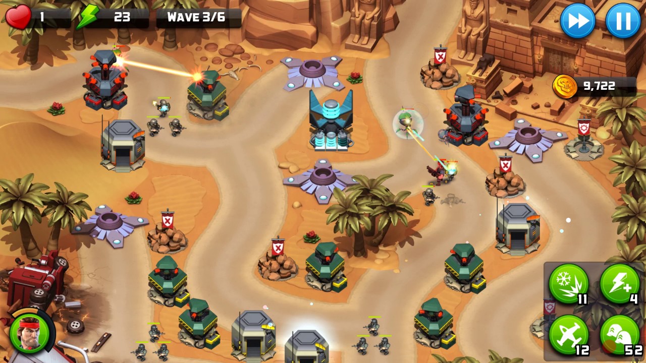 Alien Creeps TD - Level 39-Pharoah's Tomb - Veteran