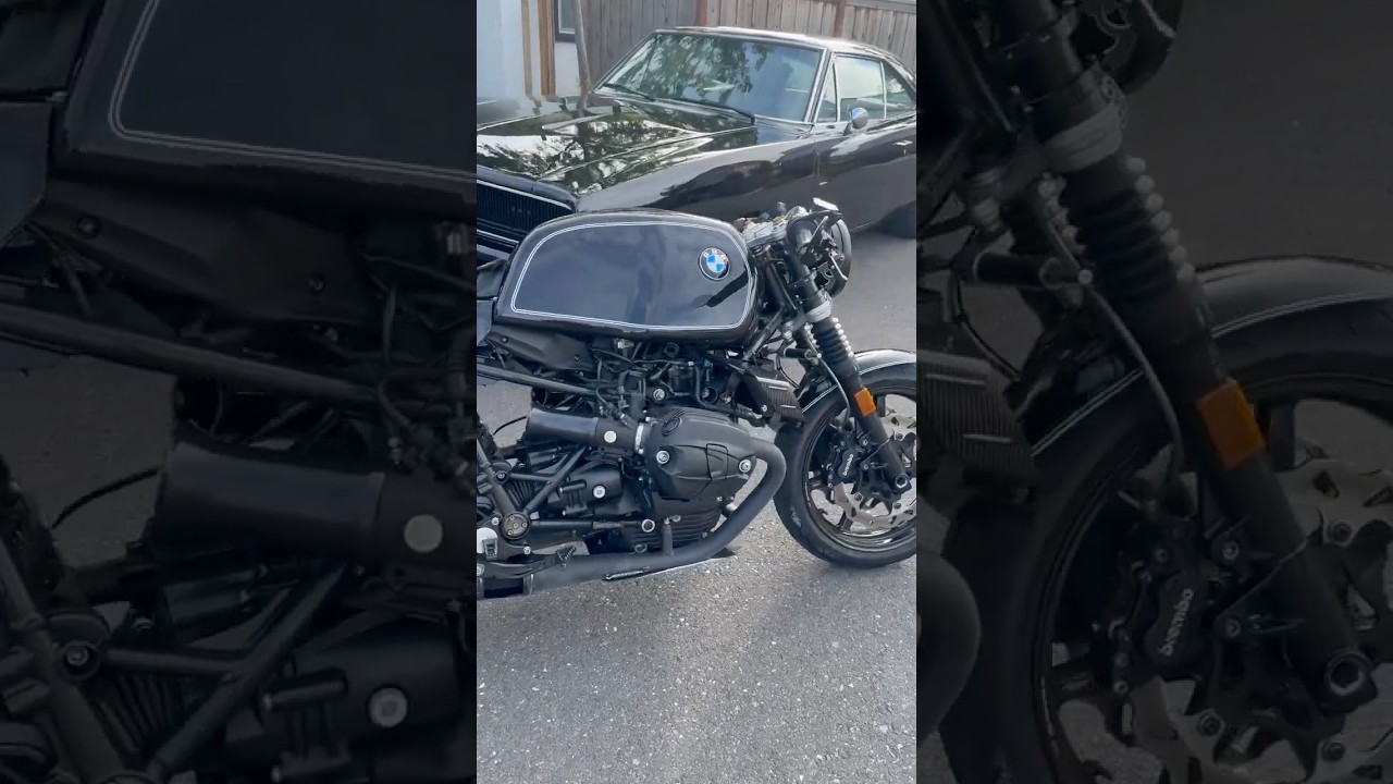BMW R nine T #motorcyclelife #bmwrninet #caferacer #motogadget #dodgechargerrt #bmwcaferacer