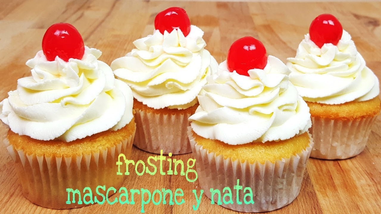 Frosting de queso mascarpone y nata | Mi tarta preferida