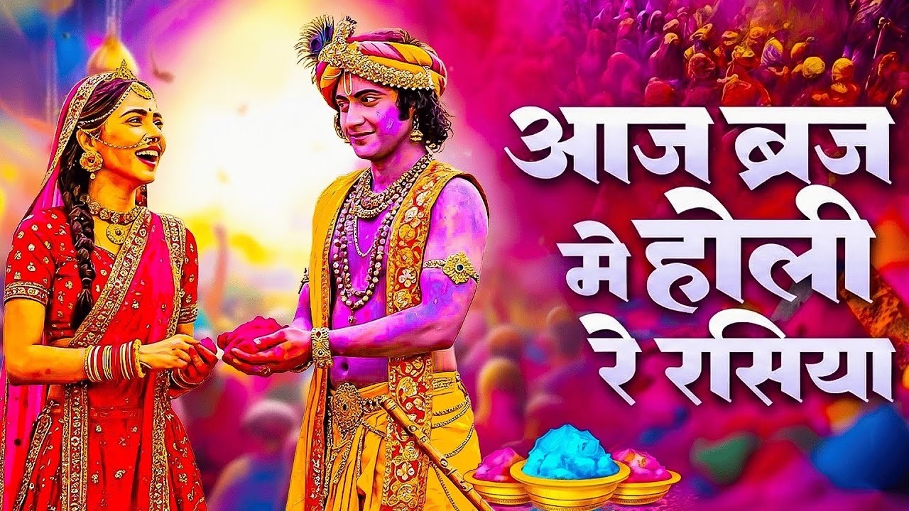 Aaj Brij Mein Hori Re Rasiya - आज बिरज में होरी रे रसिया | Krishna Bhajan | Holi Bhajan 2026