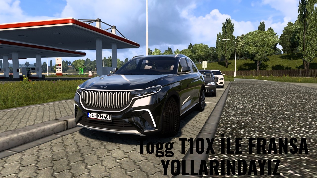Togg T10X İLE FRANSA YOLLARINDAYIZ Euro Truck Simulator 2