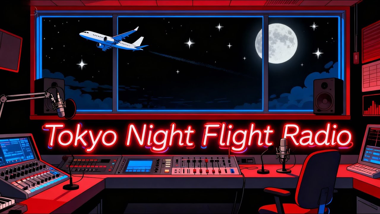 # 201 Tokyo Night Flight Radio | Lo-fi World Fusion Grooves | Cross-Cultural Soundscape