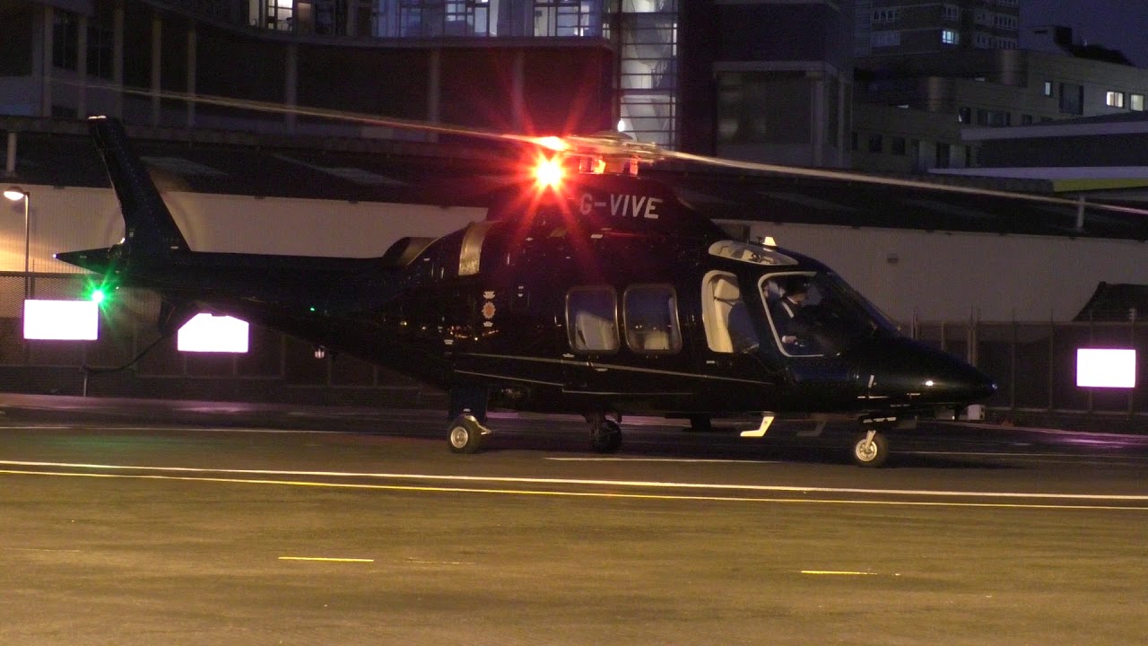 AW109SP G-VIVE *DRONE INTRUSION* + Apache delays departure! London Battersea Heliport