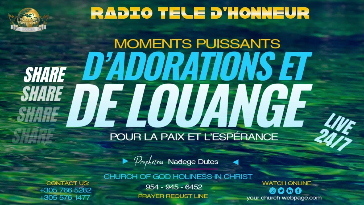 Radio Tele D’Honneur Live 24/7 | Nan Moun Ki Pral Nan Syèl Yo, Mwen Se Yonn Ladann!