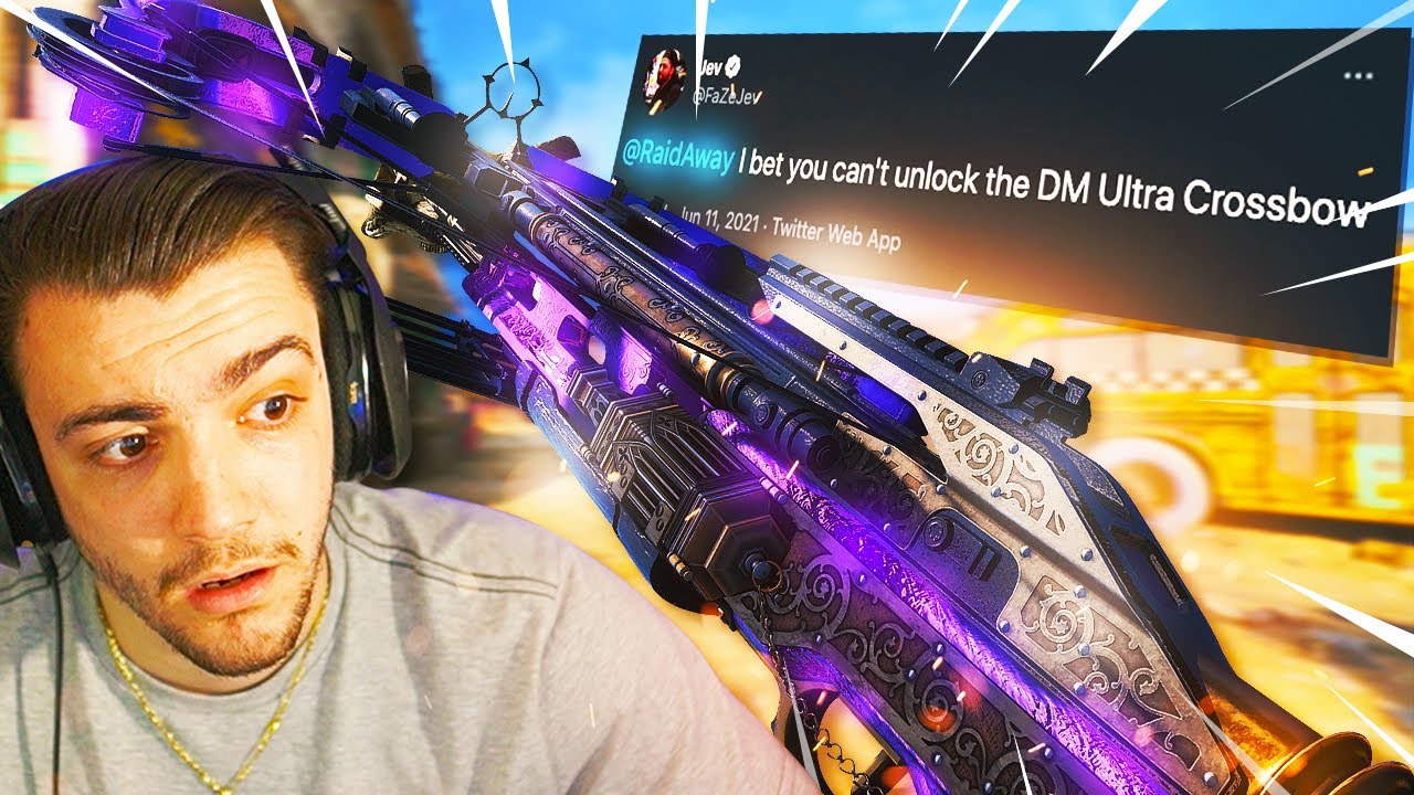 I UNLOCKED the DARK MATTER ULTRA CROSSBOW because FaZe Jev tweeted me