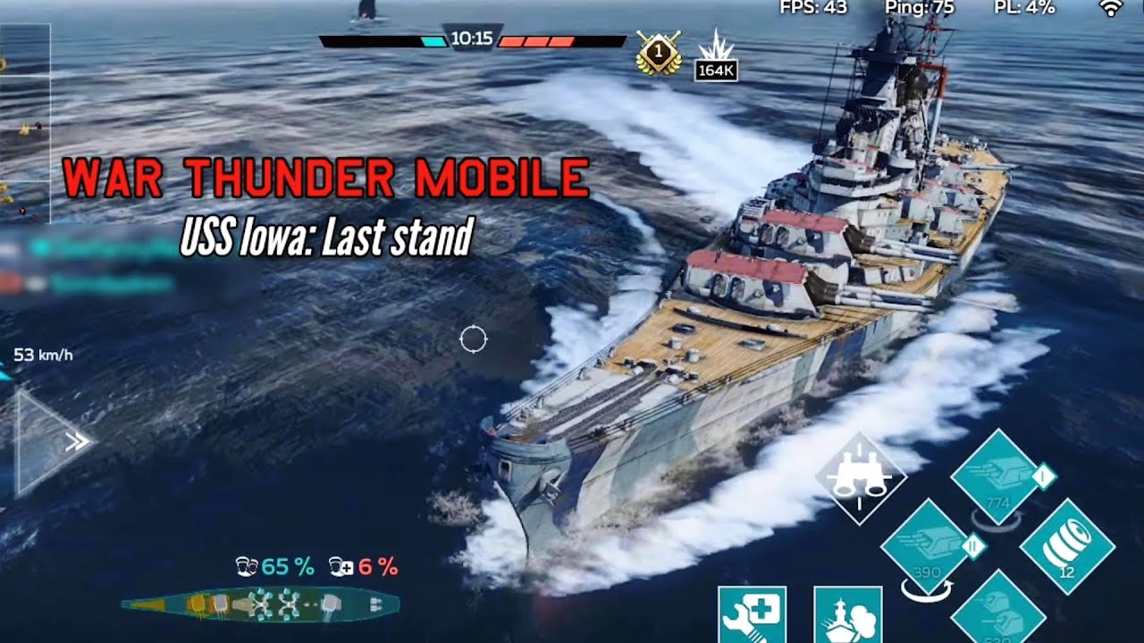 USS Iowa: Last stand - War Thunder mobile