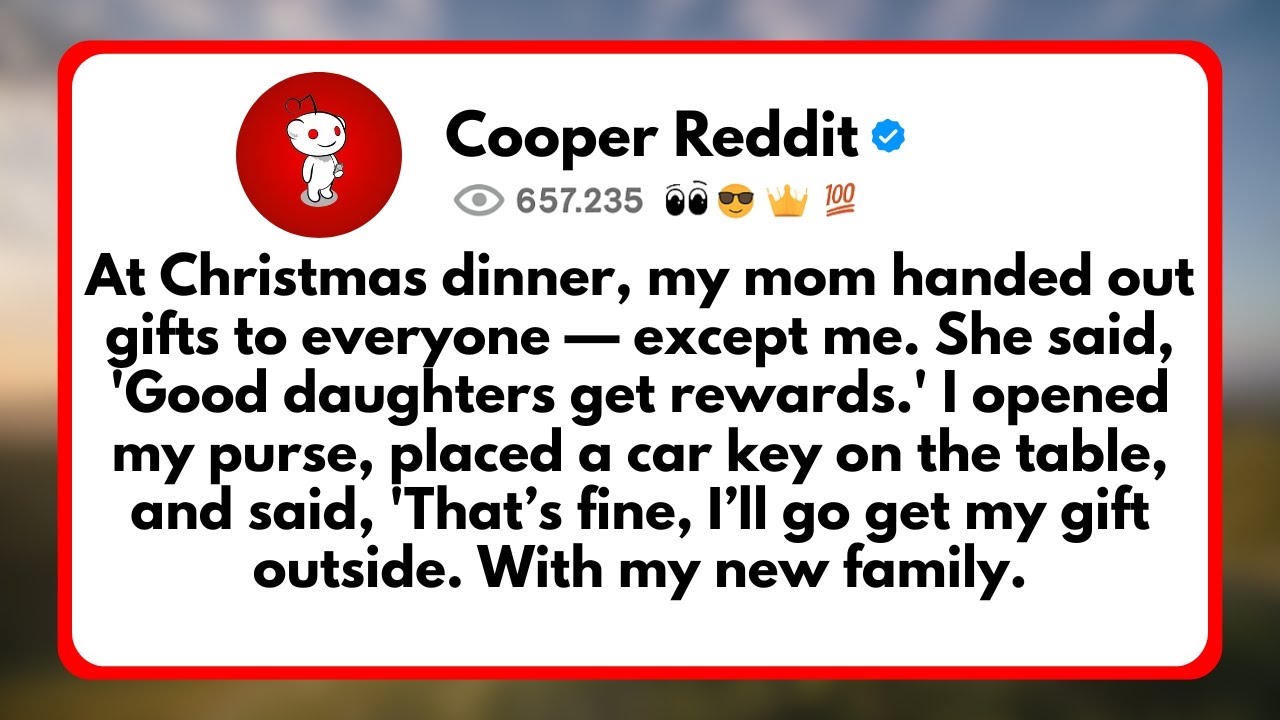 At Christmas Dinner, My Mom Handed Out Gifts To Everyone — Except Me...