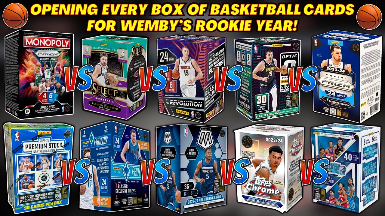 *INSANE AUTO PULL!🤯 OPENING EVERY BOX OF BASKETBALL CARDS THAT CAME OUT DURING WEMBY'S ROOKIE YEAR!🔥