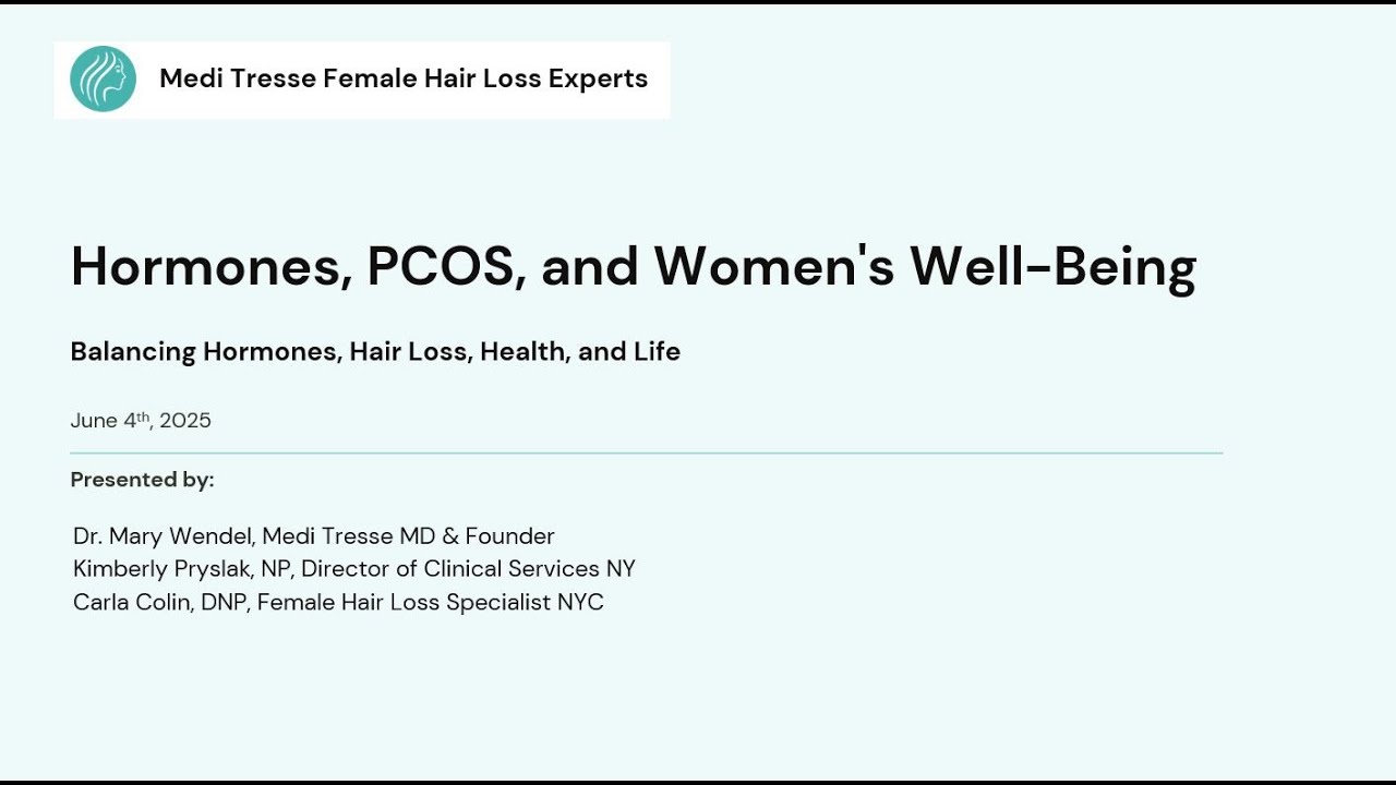 Hormones, PCOS, and Hair Loss
