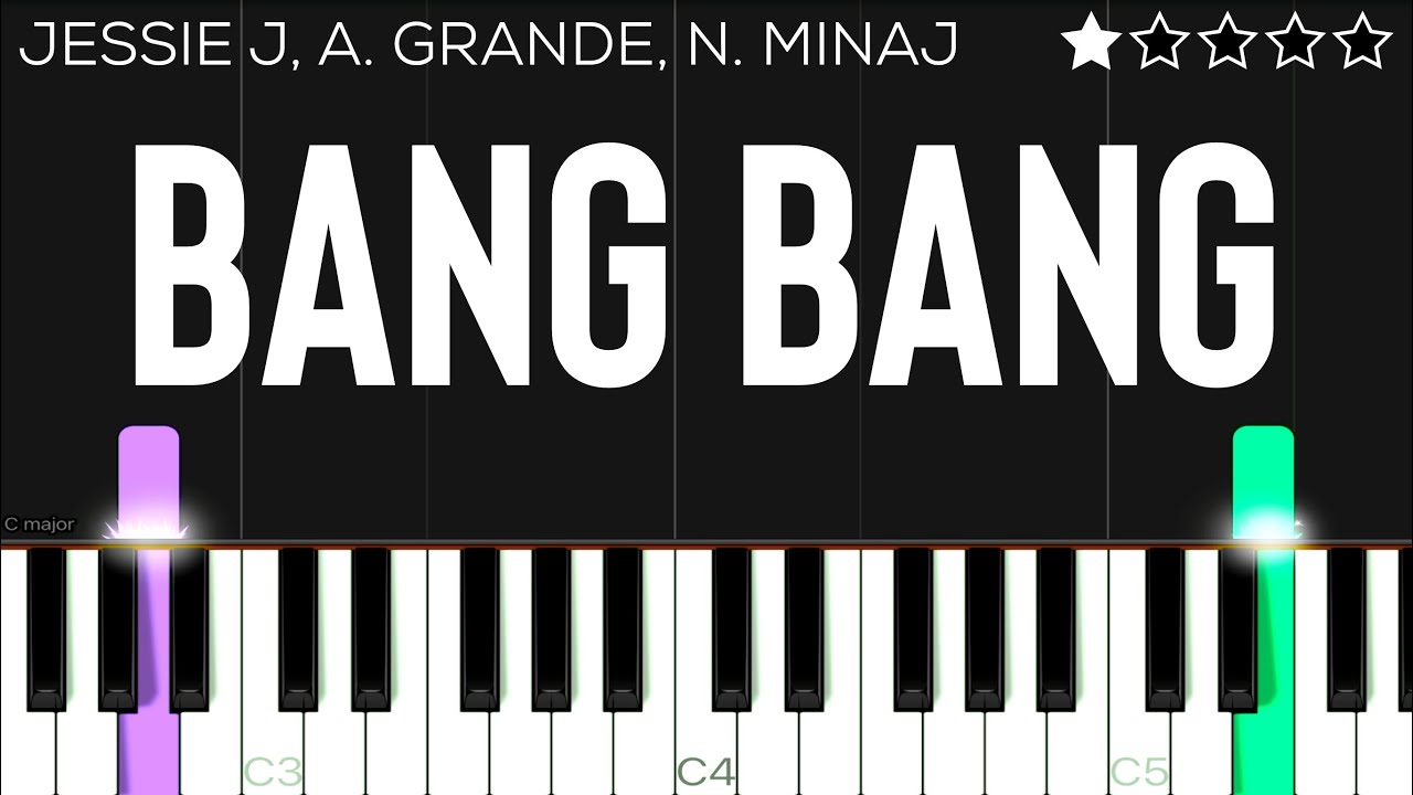 Jessie J, Ariana Grande, Nicki Minaj - Bang Bang | EASY Piano Tutorial