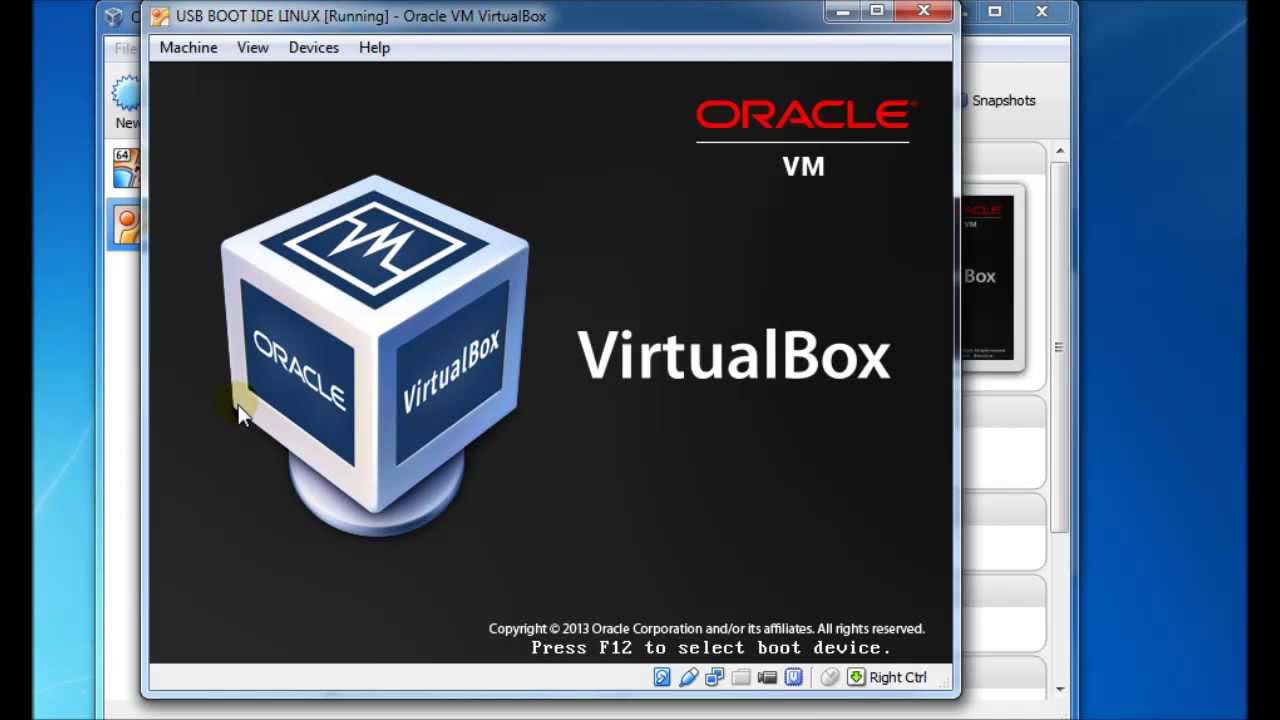 Boot from a USB drive using VirtualBox (new method with full rd/wr access)