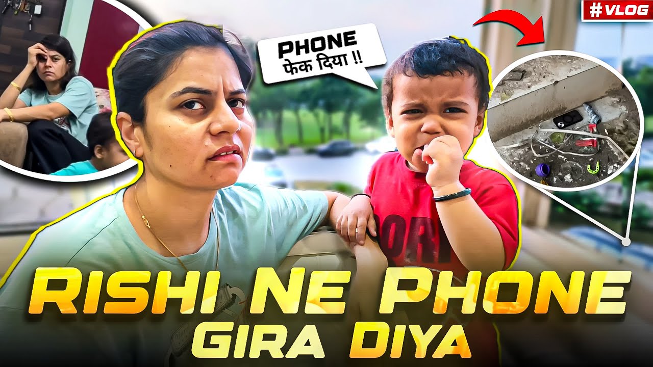 Rishi ne Phone Neeche Gira Diya...