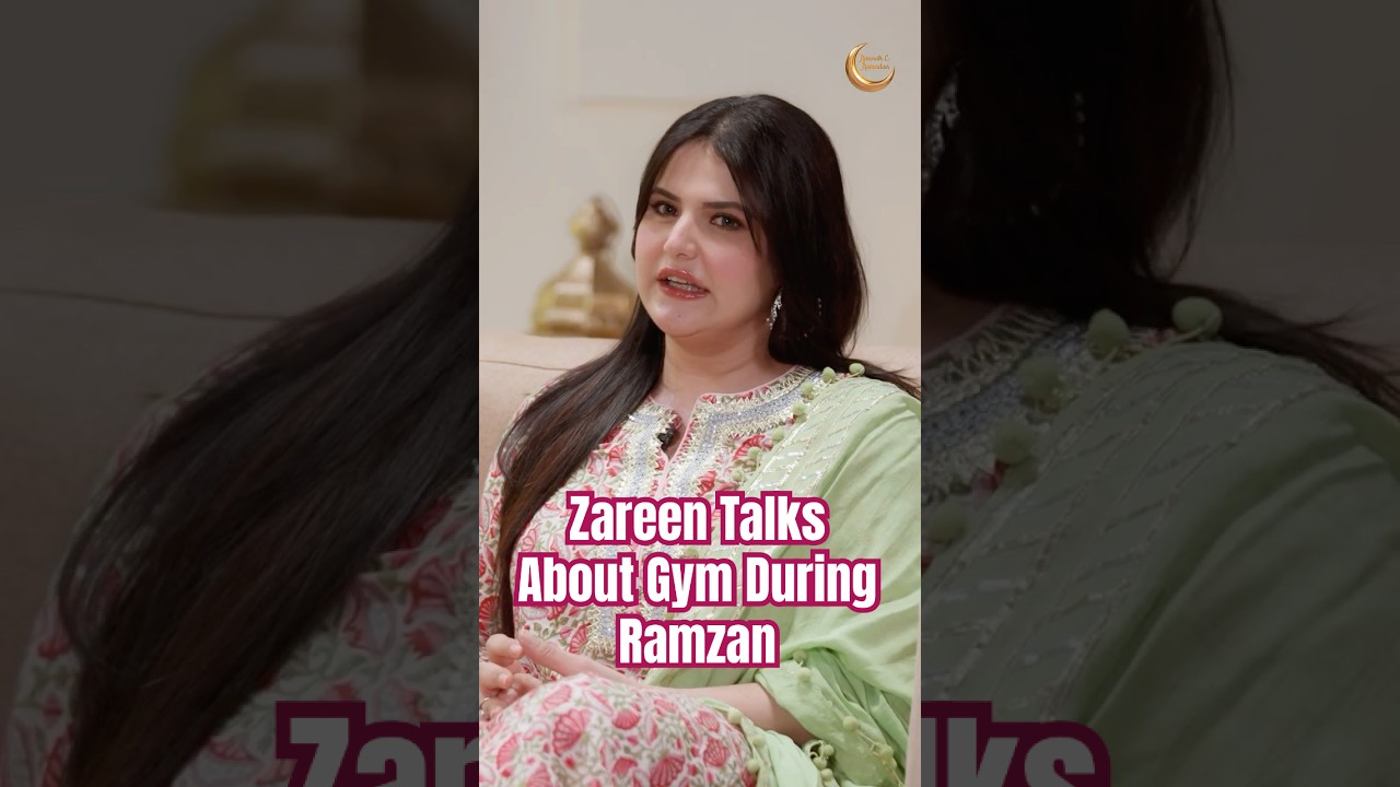 Zareen Talks About Gym During Ramzan | #zareenkhan #sanakhan #raunakeramadan
