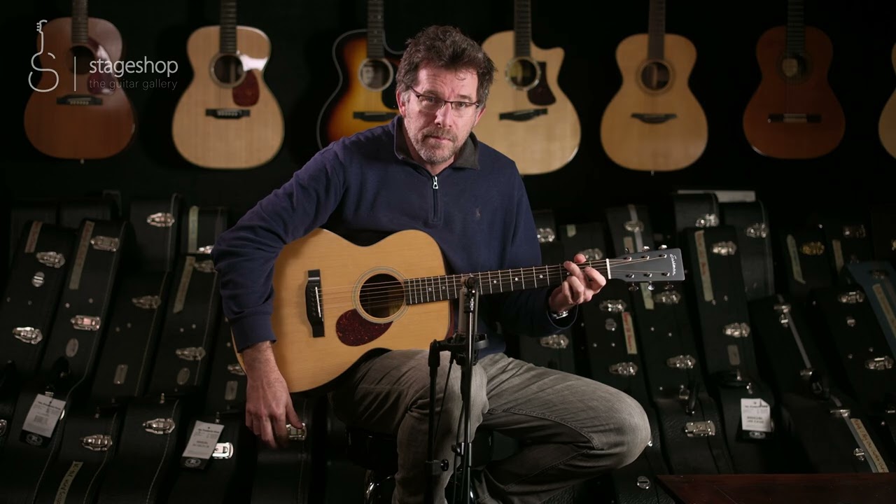 Eastman E1OM Deluxe acoustic guitar demo in Stageshop