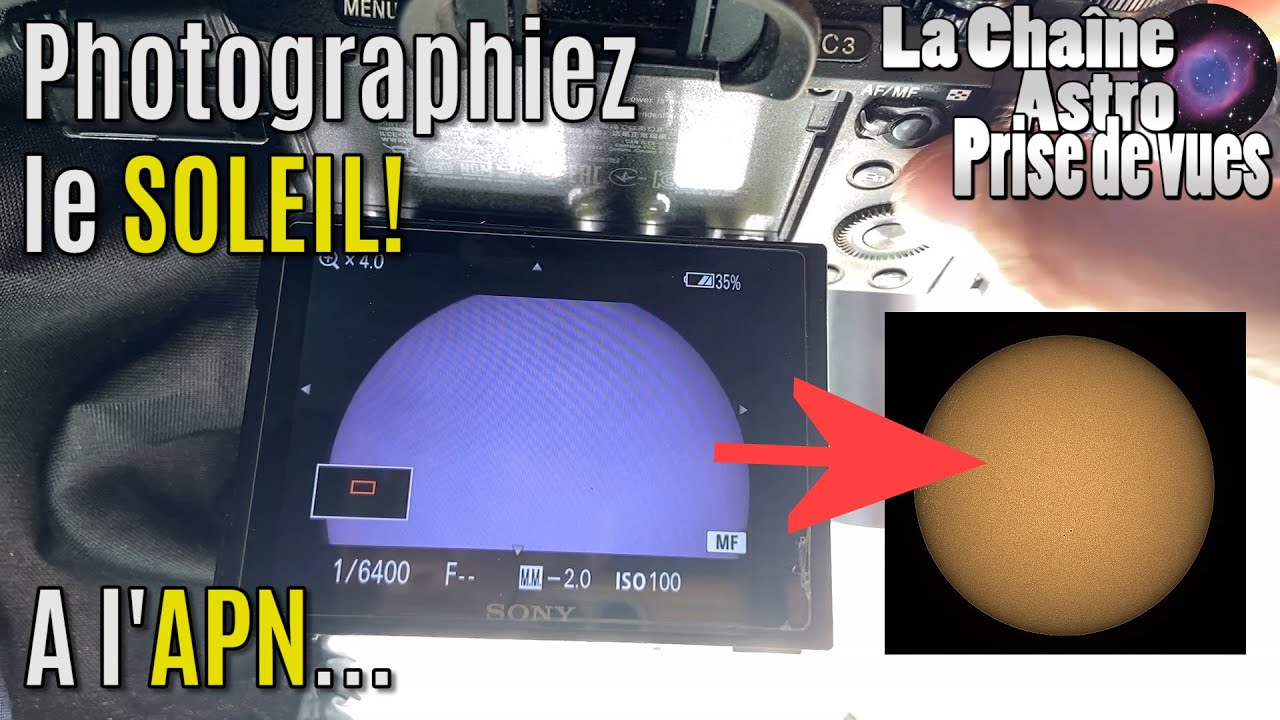 Photographiez le SOLEIL à l'APN!