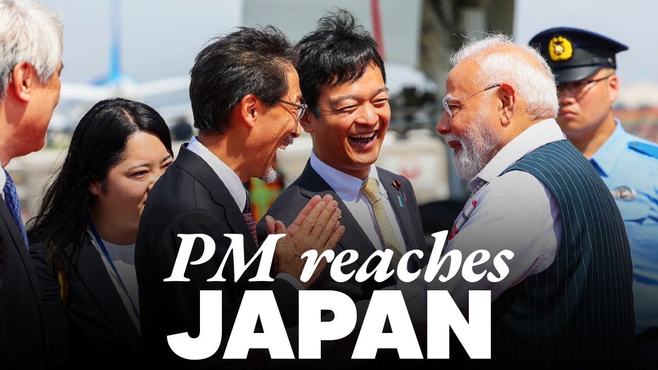 LIVE : PM Modi arrives in Tokyo, Japan