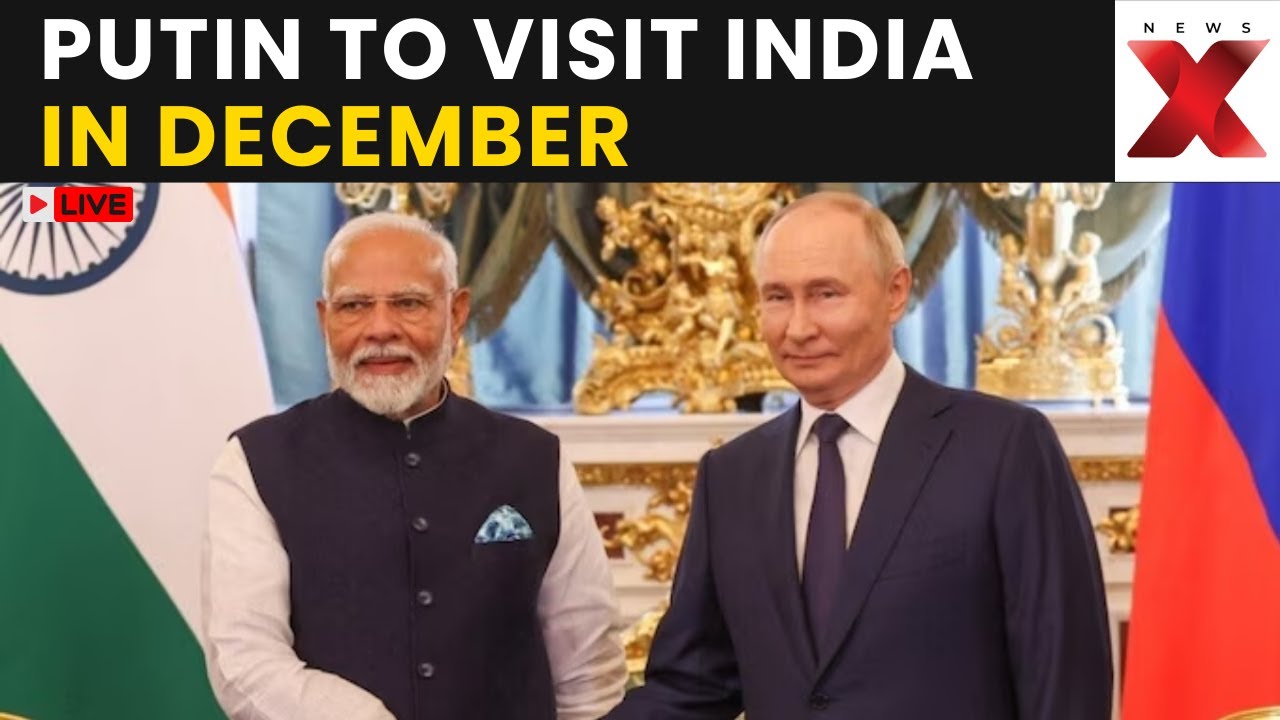 Putin to Visit India LIVE: Vladimir Putin to Visit India on December 4-5, Kremlin Confirms | NewsX