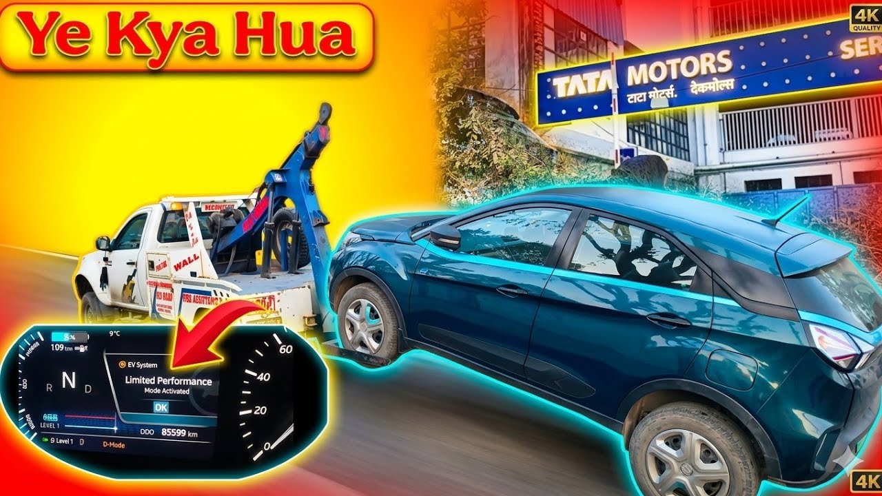  Tata Nexon Ev Max breakdown in just 2 years!!!😰😰 Limited Performance Mode