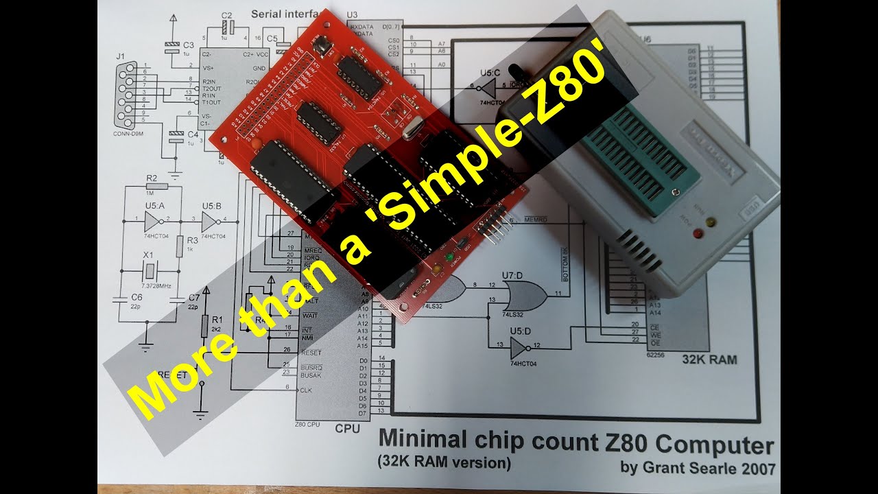 Enhancing the Grant Searle 'Simple-Z80' 32k computer with a M/C monitor