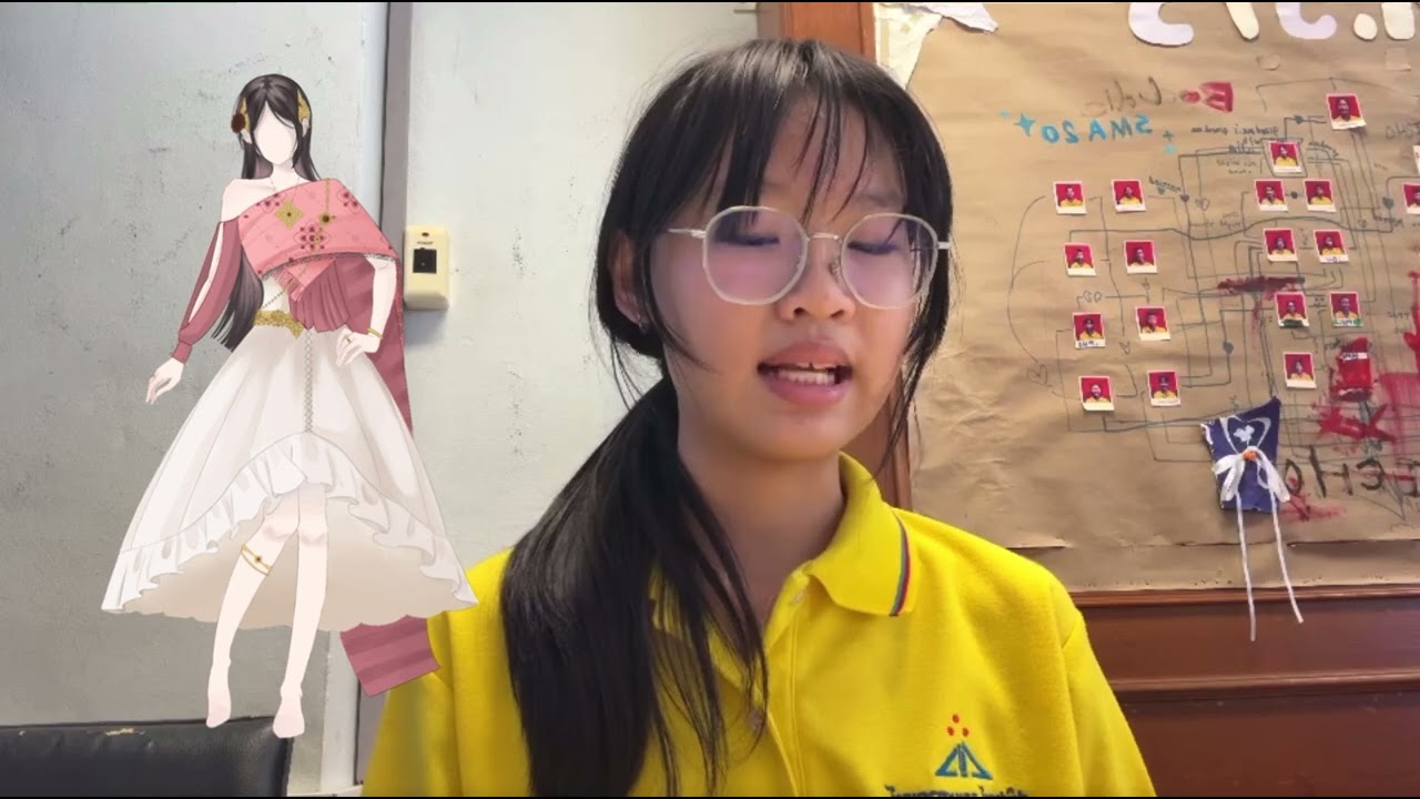 นำเสนอท่ารำประกอบเพลงถ้าเธอรักใครคนหนึ่ง (บูรณาการร้อยรักษ์ศิลป์ ถิ่นสงขลา ม.3/5)