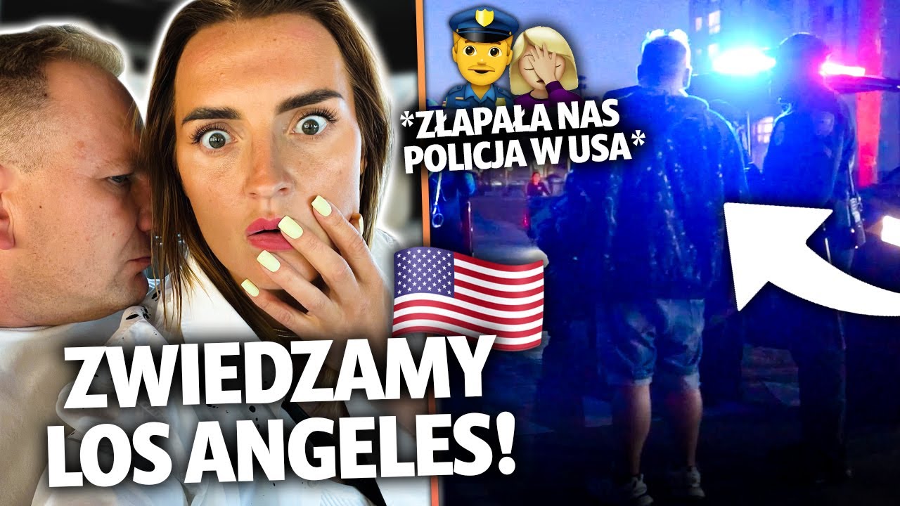 ZATRZYMAŁA NAS POLICJA W LOS ANGELES *Trip po USA* | Magda Malaczyńska