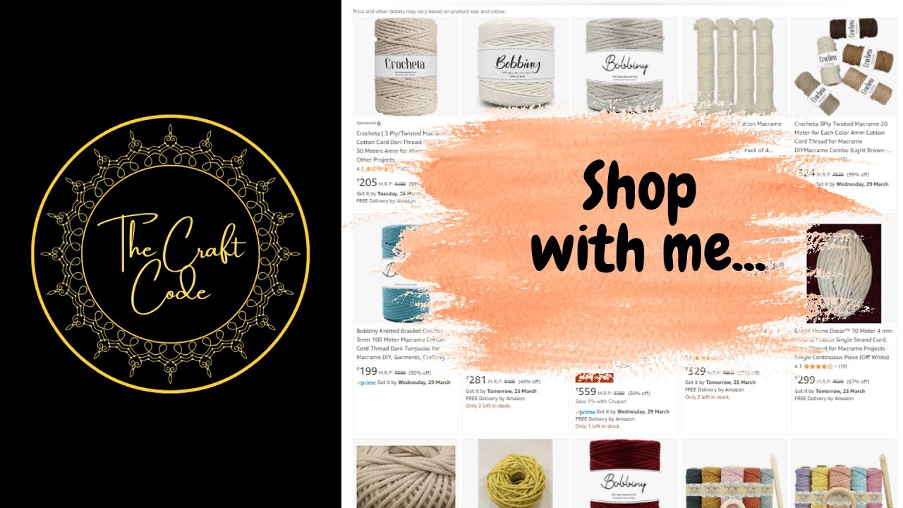 Online Shopping | Macrame Cord | Where To Buy Macrame Cords
