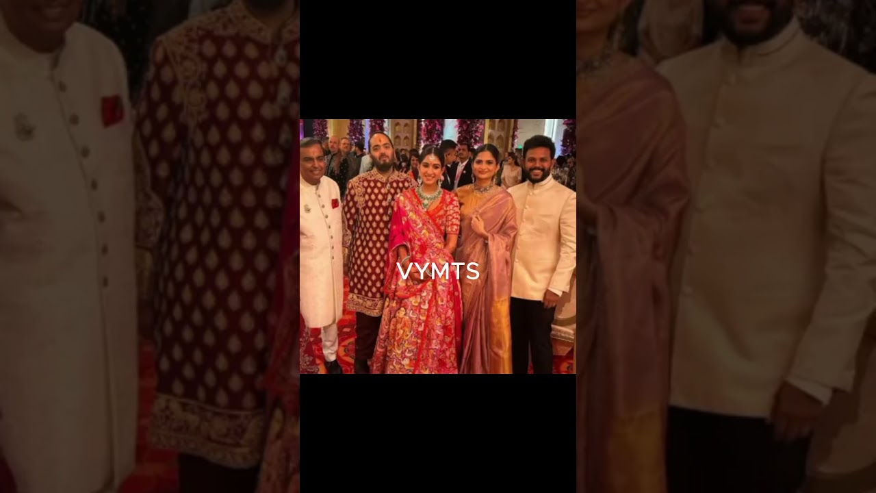 Telugu politicians and Chandra Babu Naidu at Ananth Radhika Ambani wedding #viral #latest #ambani