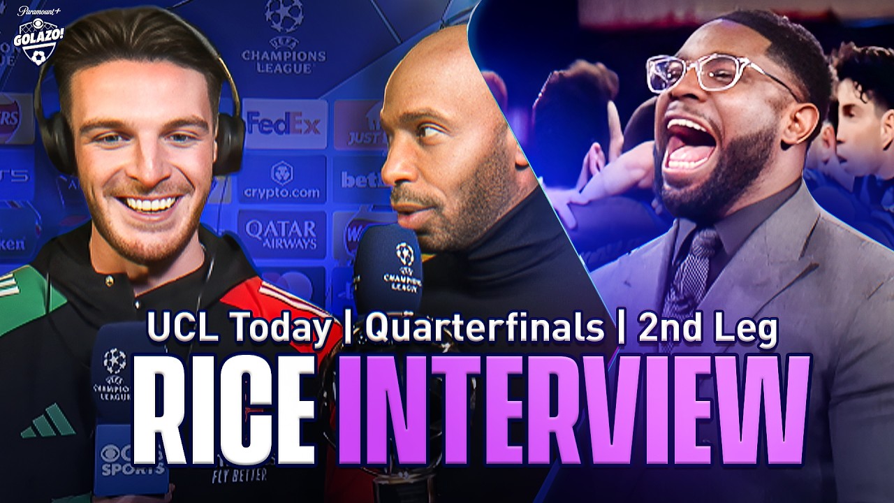 Micah Goes CRAZY Over Rice Rockets!!🤯| Declan Rice Interview After Arsenal Victory! | UCL Today