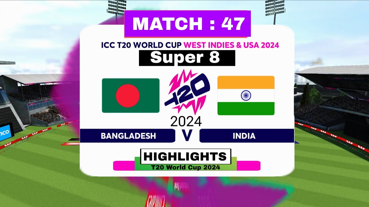 BAN vs AUS | Match 47 | Super 8 | Full Game play  Highlights 2024