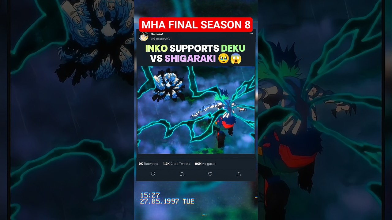 DEKU'S MOM supports DEKU vs SHIGARAKI 🥹😱 | MHA Final Season 8 #myheroacademia #edit #amv #anime