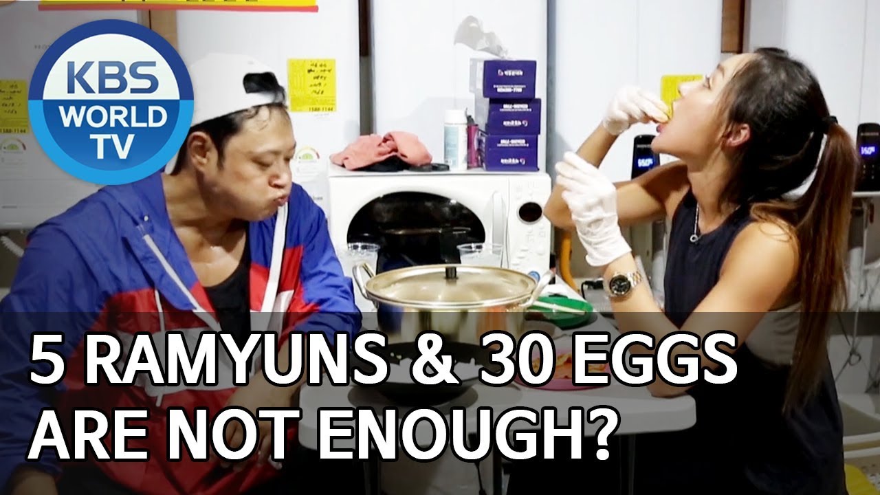 5 ramyuns and 30 eggs are not enough for two trainers? [Boss in the Mirror/ENG/2019.11.17]