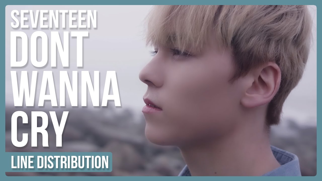 SEVENTEEN - Don't Wanna Cry (울고 싶지 않아) Line Distribution (Color Coded)